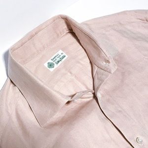 Luigi Borrelli dusty pink shirt 16 SHORT KINGS